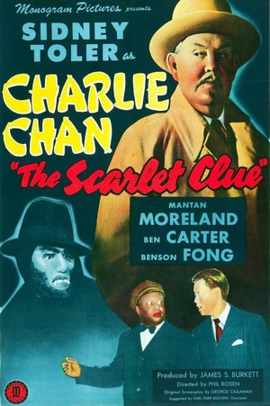 The Scarlet Clue (1945) - poster