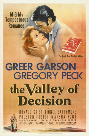 The Valley of Decision (1945) - poster