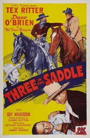 Three in the Saddle (1945) - poster