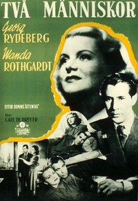 Två Människor (1945) - poster