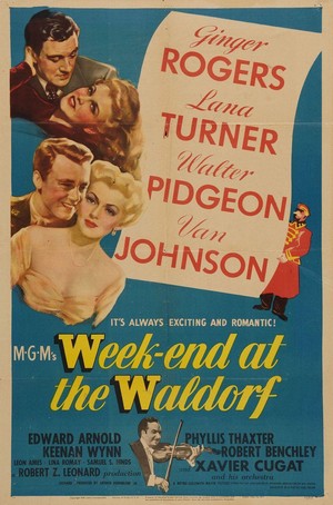 Week-End at the Waldorf (1945) - poster