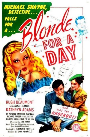Blonde for a Day (1946) - poster