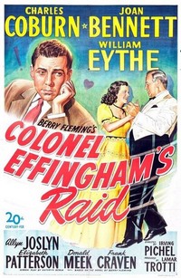 Colonel Effingham's Raid (1946) - poster