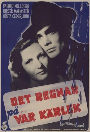 Det Regnar på Vår Kärlek (1946) - poster