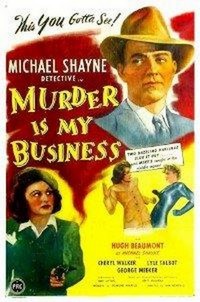 Murder Is My Business (1946) - poster