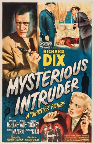 Mysterious Intruder (1946) - poster