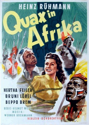 Quax in Afrika (1946) - poster