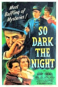 So Dark the Night (1946) - poster