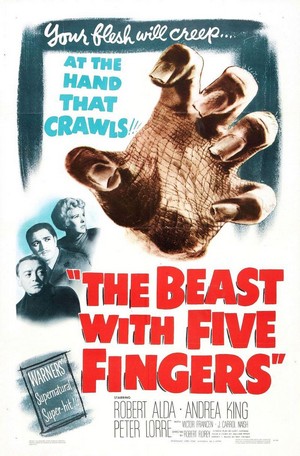 The Beast with Five Fingers (1946) - poster