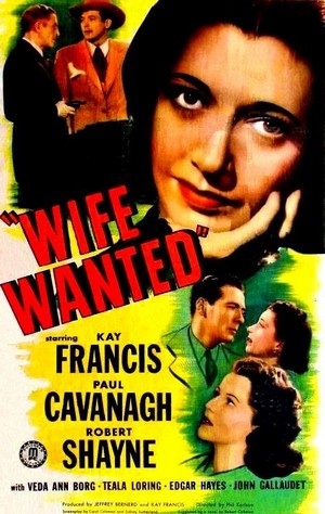 Wife Wanted (1946) - poster