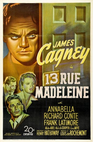 13 Rue Madeleine (1947) - poster
