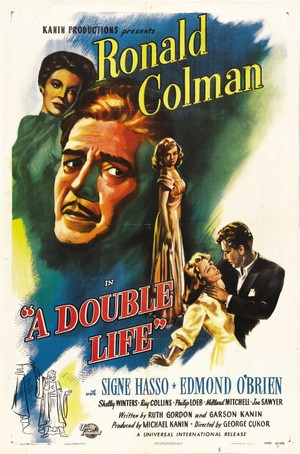 A Double Life (1947) - poster