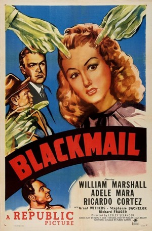 Blackmail (1947) - poster