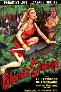 Blonde Savage (1947) - poster