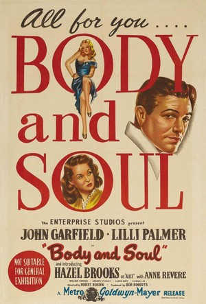 Body and Soul (1947) - poster