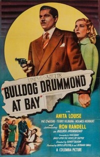 Bulldog Drummond at Bay (1947) - poster