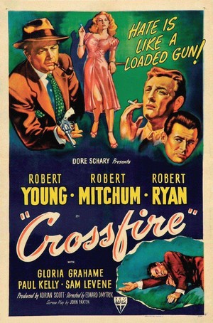 Crossfire (1947) - poster