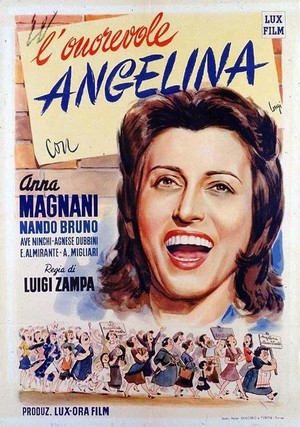 L'Onorevole Angelina (1947) - poster