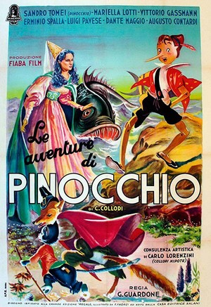 Le Avventure di Pinocchio (1947) - poster
