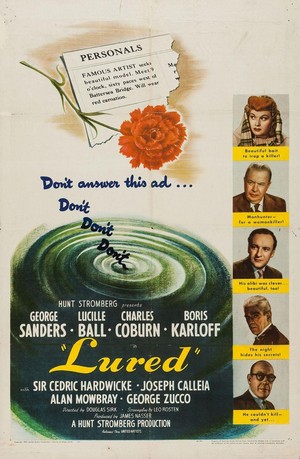 Lured (1947) - poster