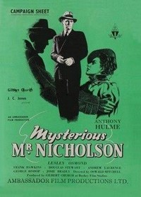 Mysterious Mr. Nicholson (1947) - poster