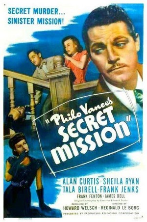 Philo Vance's Secret Mission (1947) - poster