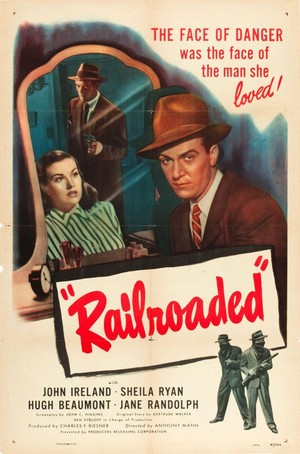 Railroaded! (1947) - poster