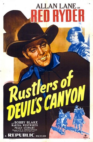 Rustlers of Devil's Canyon (1947) - poster