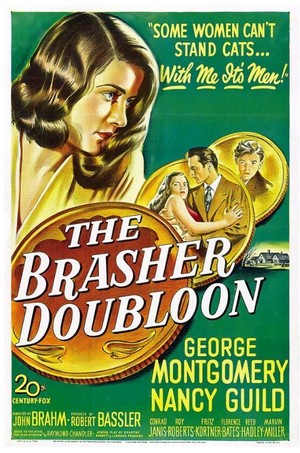 The Brasher Doubloon (1947) - poster