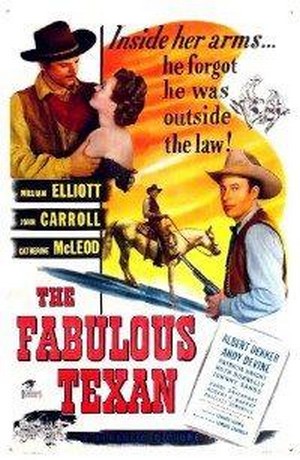 The Fabulous Texan (1947) - poster