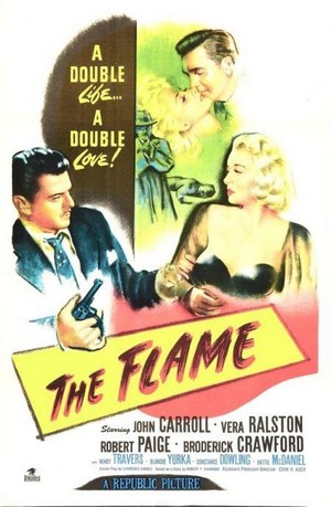 The Flame (1947) - poster