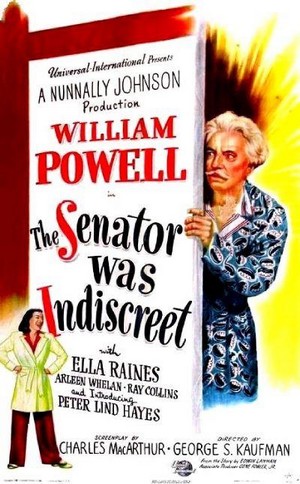 The Senator Was Indiscreet (1947) - poster