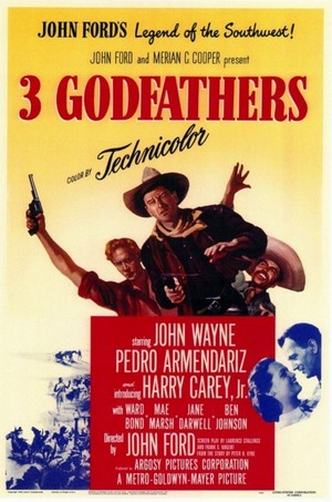 3 Godfathers (1948) - poster