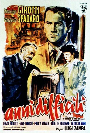 Anni Difficili (1948) - poster