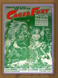 Caged Fury (1948) - poster