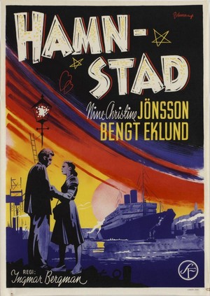 Hamnstad (1948) - poster
