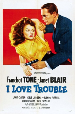 I Love Trouble (1948) - poster