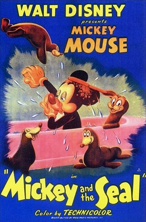 Mickey and the Seal (1948) - poster