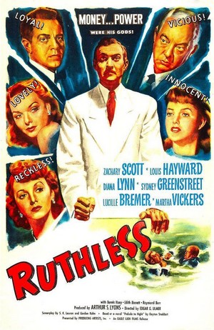 Ruthless (1948) - poster