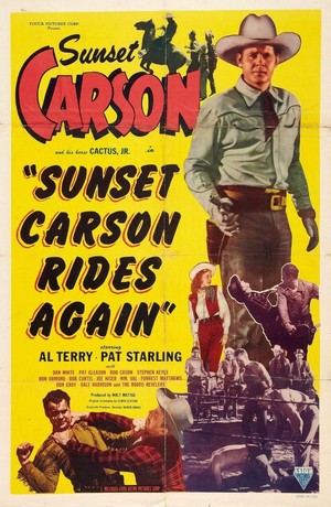Sunset Carson Rides Again (1948) - poster