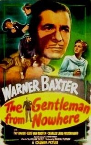 The Gentleman from Nowhere (1948) - poster