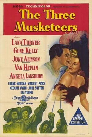 The Three Musketeers (1948) - poster