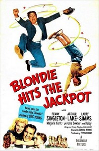 Blondie Hits the Jackpot (1949) - poster