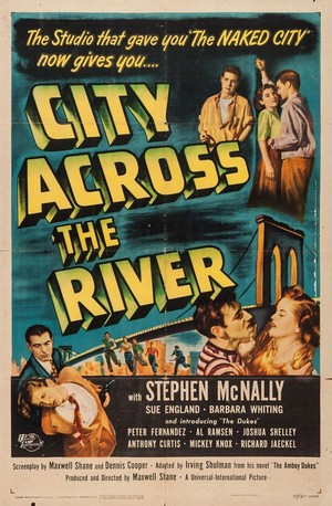City across the River (1949) - poster