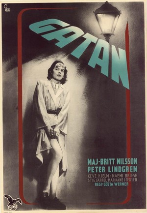 Gatan (1949) - poster