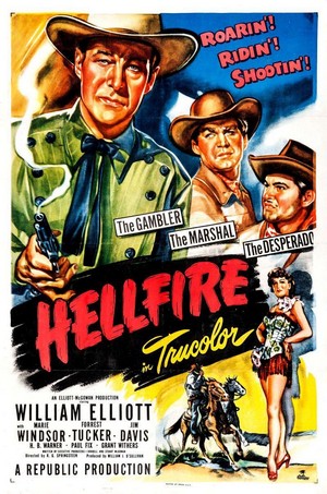 Hellfire (1949) - poster