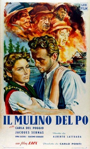 Il Mulino del Po (1949) - poster