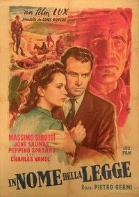 In Nome della Legge (1949) - poster