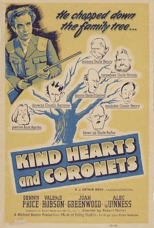 Kind Hearts and Coronets (1949) - poster