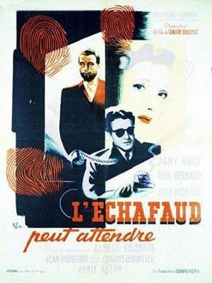 L'Échafaud Peut Attendre (1949) - poster